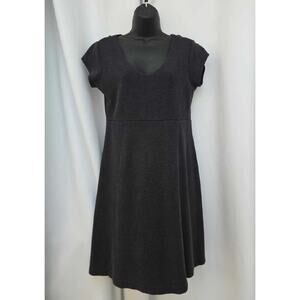 Horny Toad Rosemarie A Line Midi Dress - Dark Gray - Size Medium